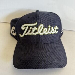 Titleist Golf FJ‎ Footjoy Pro V1 Blue Mesh Back Fitted Hat - Small/Medium